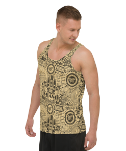 Alternative view of Miami Time Unisex Tank Top