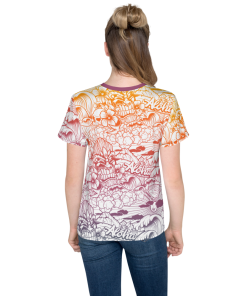 Alternative view of Rainbow Tiki girls crew neck t-shirt