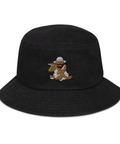 Alternative view of Meditating Joe Denim bucket hat