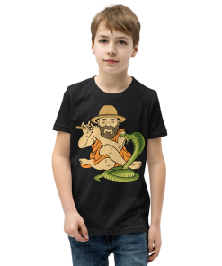 Alternative view of Snake charming Joe Boys  Short Sleeve T-Shirt