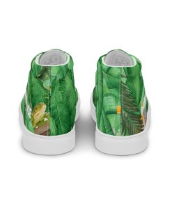 Alternative view of Vintage Jungle Men’s high top canvas shoes