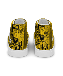 Alternative view of NYC Men’s high top canvas shoes