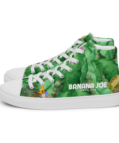 Vintage Jungle Men’s high top canvas shoes