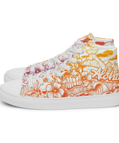 Men’s high top canvas shoes