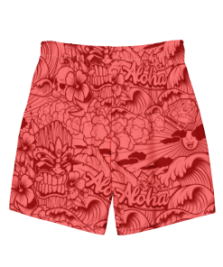 Alternative view of Aloha Men's swim trunks