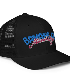 Alternative view of Miami Ghetto City Mesh back trucker cap