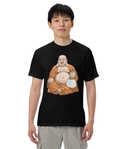 Alternative view of Buddha Men’s garment-dyed heavyweight t-shirt