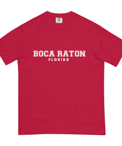 BOCA RATON garment-dyed heavyweight t-shirt