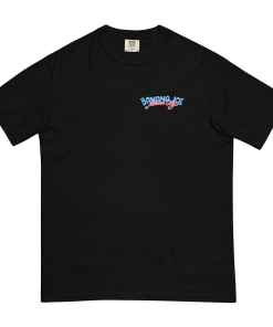 Miami Ghetto Backside Image  garment-dyed heavyweight t-shirt