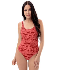 Alternative view of Aloha One-Piece Swimsuit