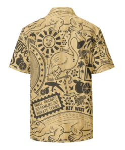Alternative view of Miami Beach button shirt