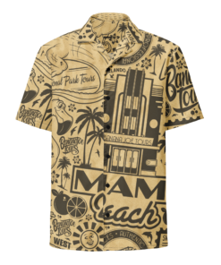 Miami Beach button shirt